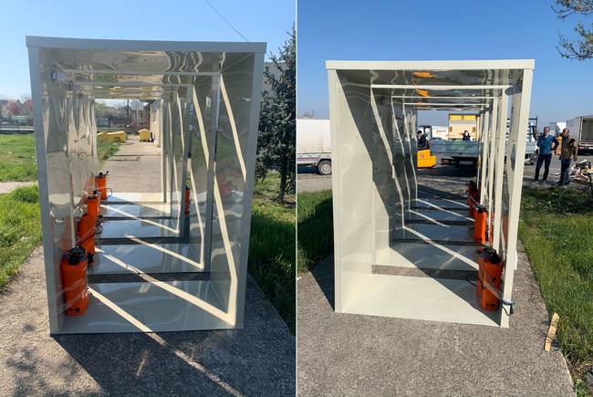 tuneluri dezinfectante